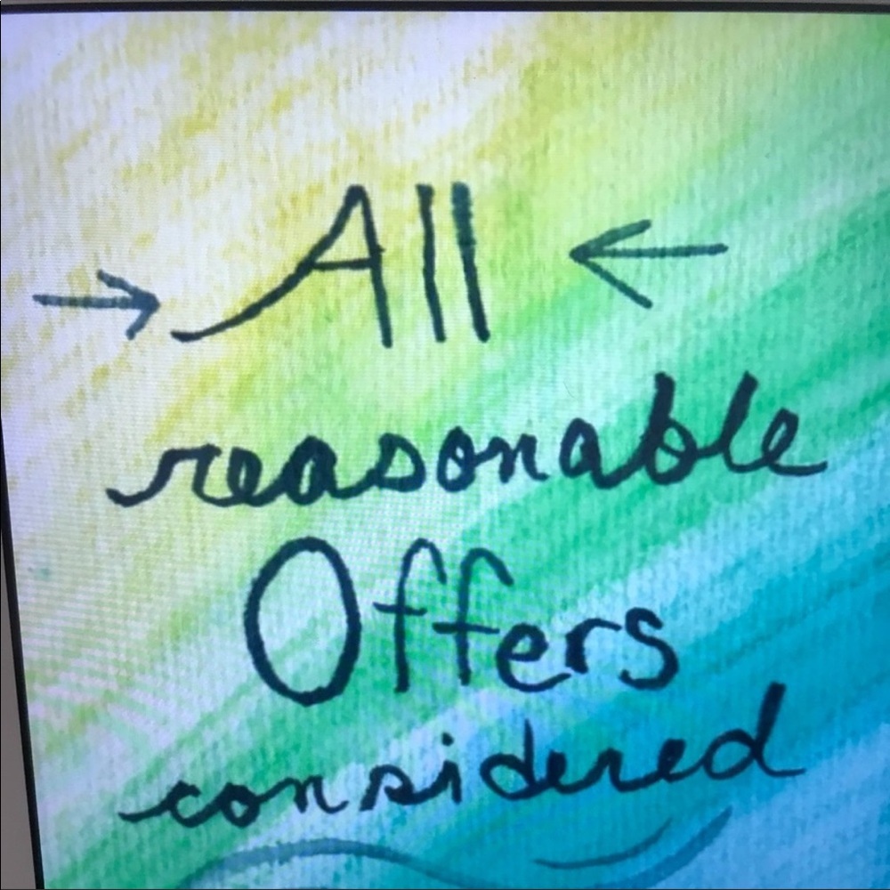 All reasonable offers considered
